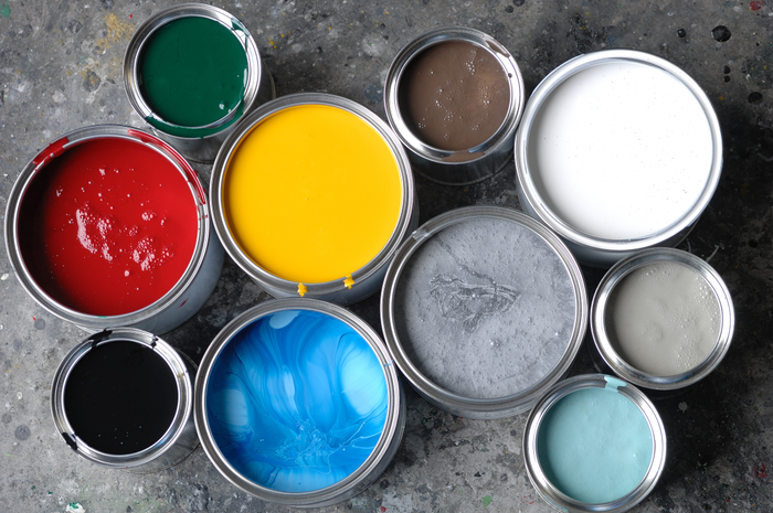 Open Paint Tins